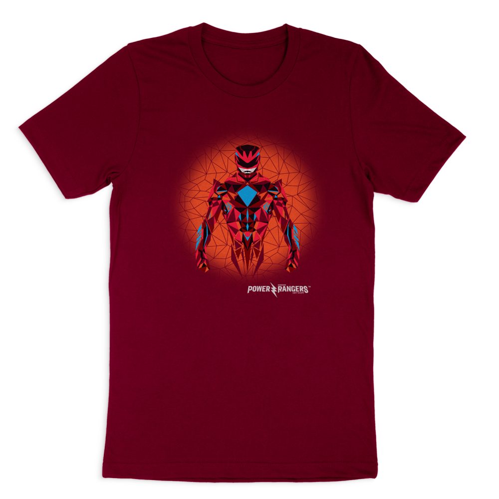 POWER RANGERS RED POWER RANGER GRAPHIC SHORT SLEEVE T-SHIRT