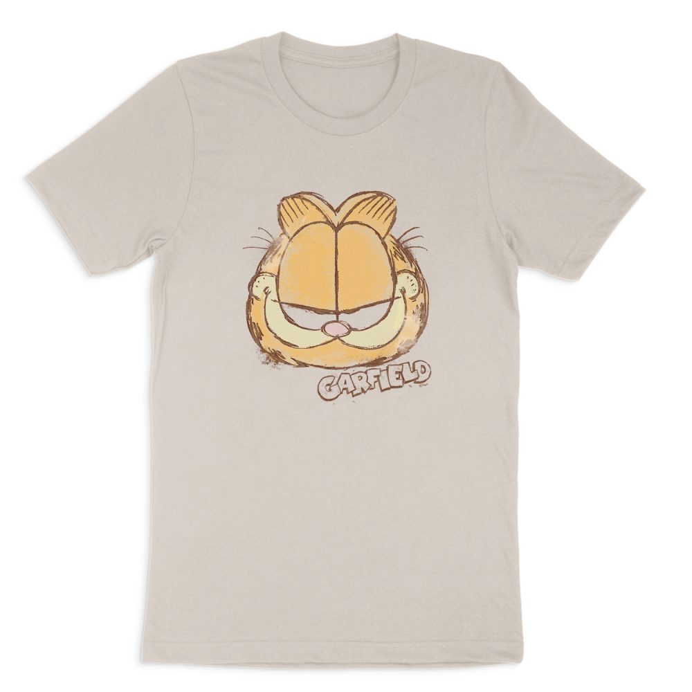 GARFIELD WATER COLOR CAT SHORT SLEEVE T-SHIRT