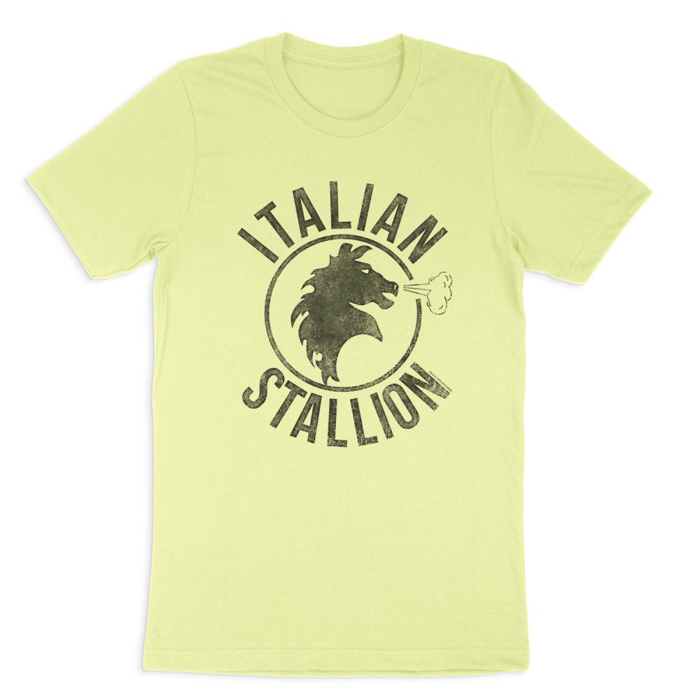 ROCKY ITALIAN STALLION HORSE SHORT SLEEVE T-SHIRT