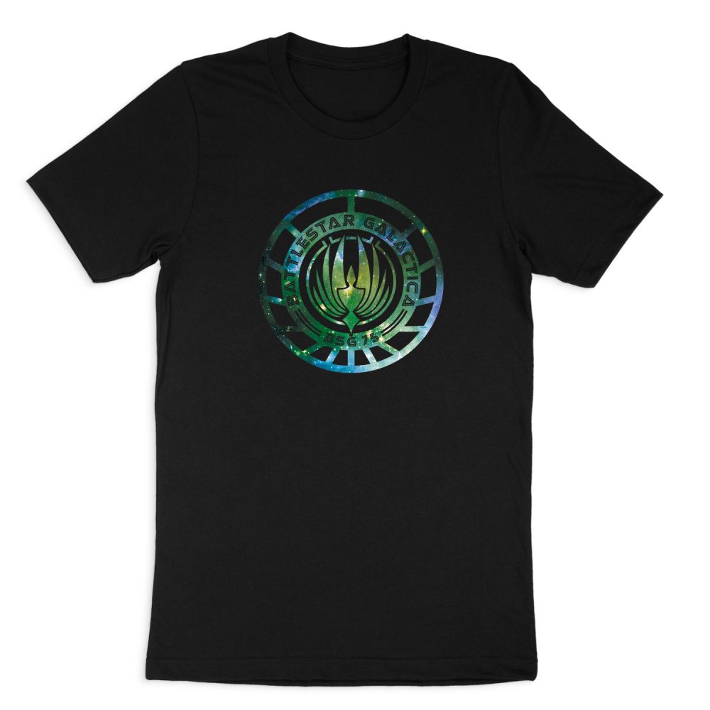 BATTLESTAR GALACTICA GALAXY EMBLEM SHORT SLEEVE T-SHIRT