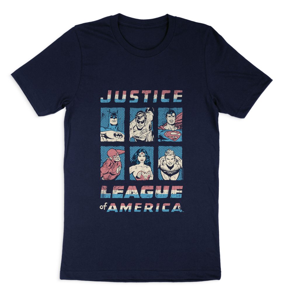 JUSTICE LEAGUE AMERICAN LEAGUE SHORT SLEEVE T-SHIRT