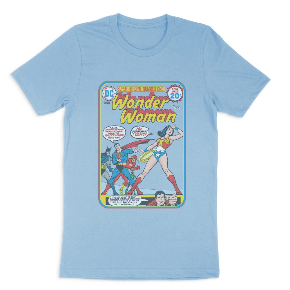 JUSTICE LEAGUE WW #212 COVER SHORT SLEEVE T-SHIRT