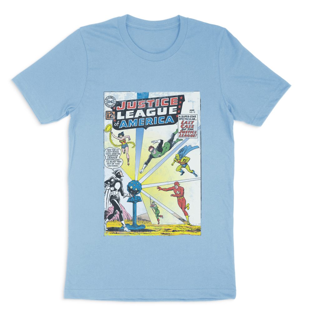 JUSTICE LEAGUE VINTAGE COVER 12 SHORT SLEEVE T-SHIRT