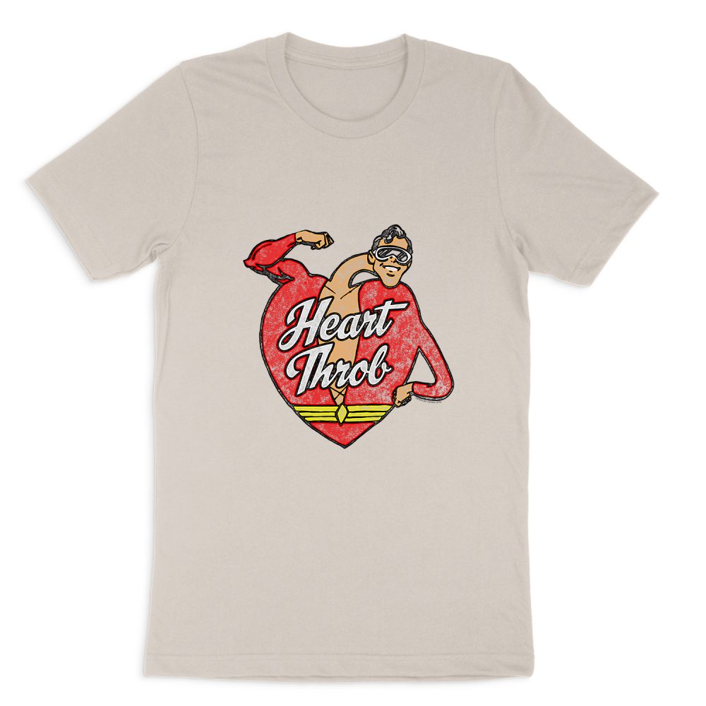JUSTICE LEAGUE HEART THROB SHORT SLEEVE T-SHIRT