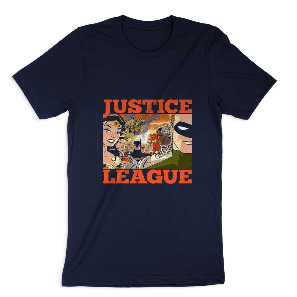 JUSTICE LEAGUE NEW DAWN GROUP SHORT SLEEVE T-SHIRT