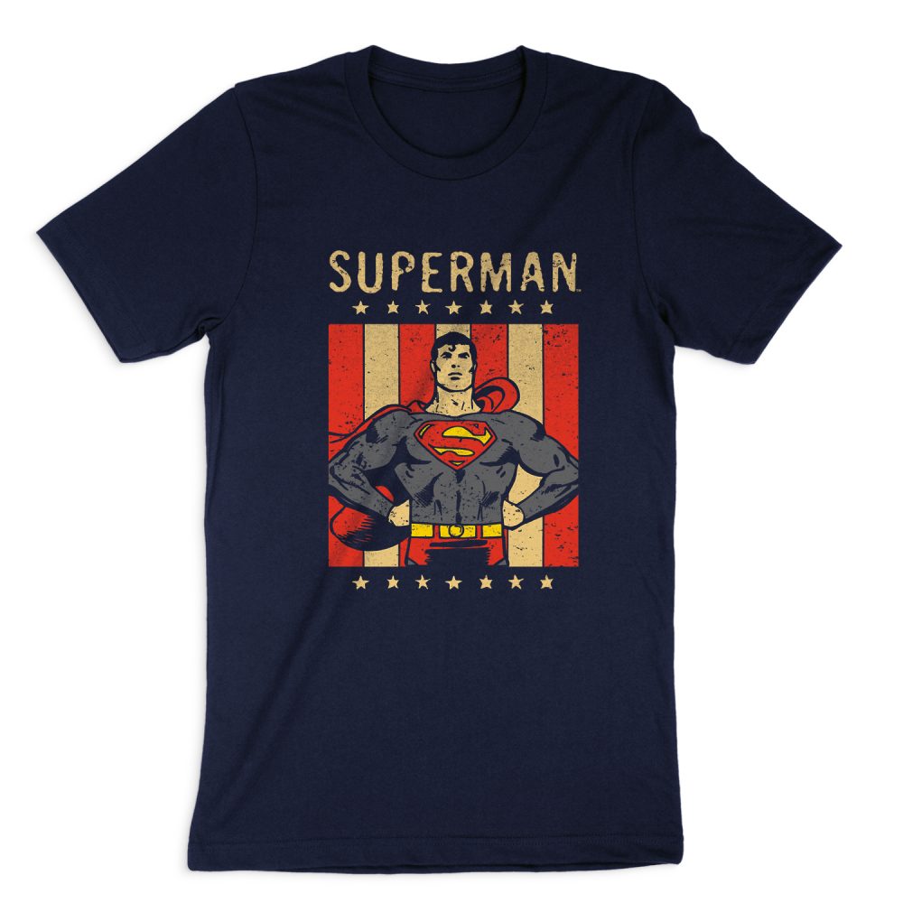 DC COMICS RETRO LIBERTY DC COMICS RETRO LIBERTY SHORT SLEEVE T-SHIRT