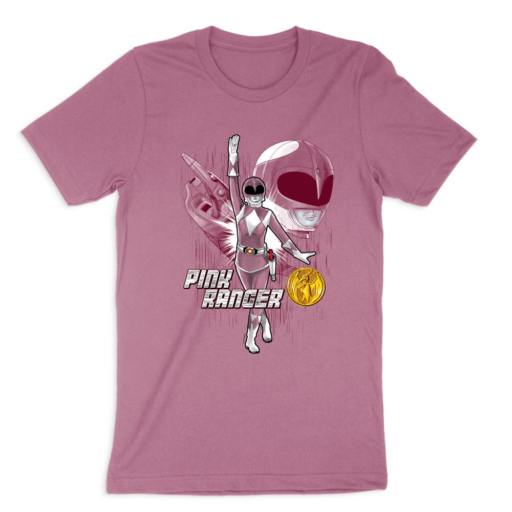 POWER RANGERS PINK RANGER SHORT SLEEVE T-SHIRT