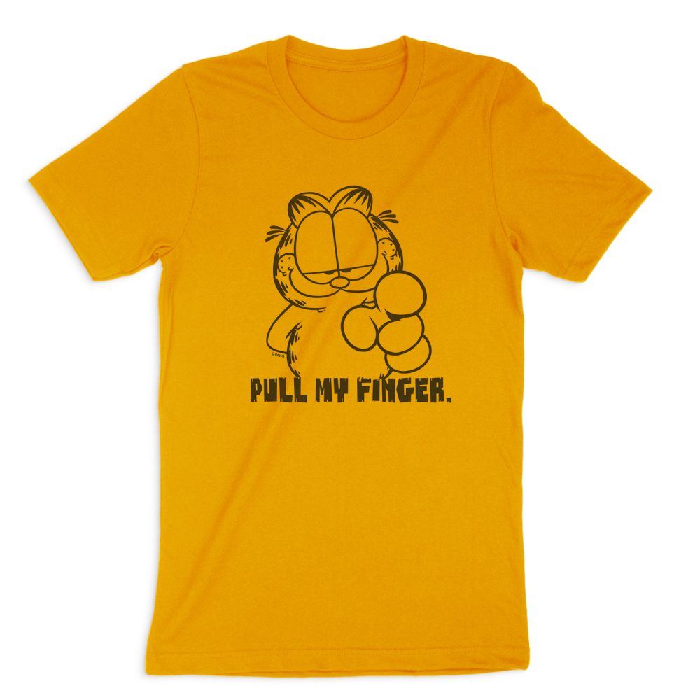 GARFIELD PULL MY FINGER SHORT SLEEVE T-SHIRT