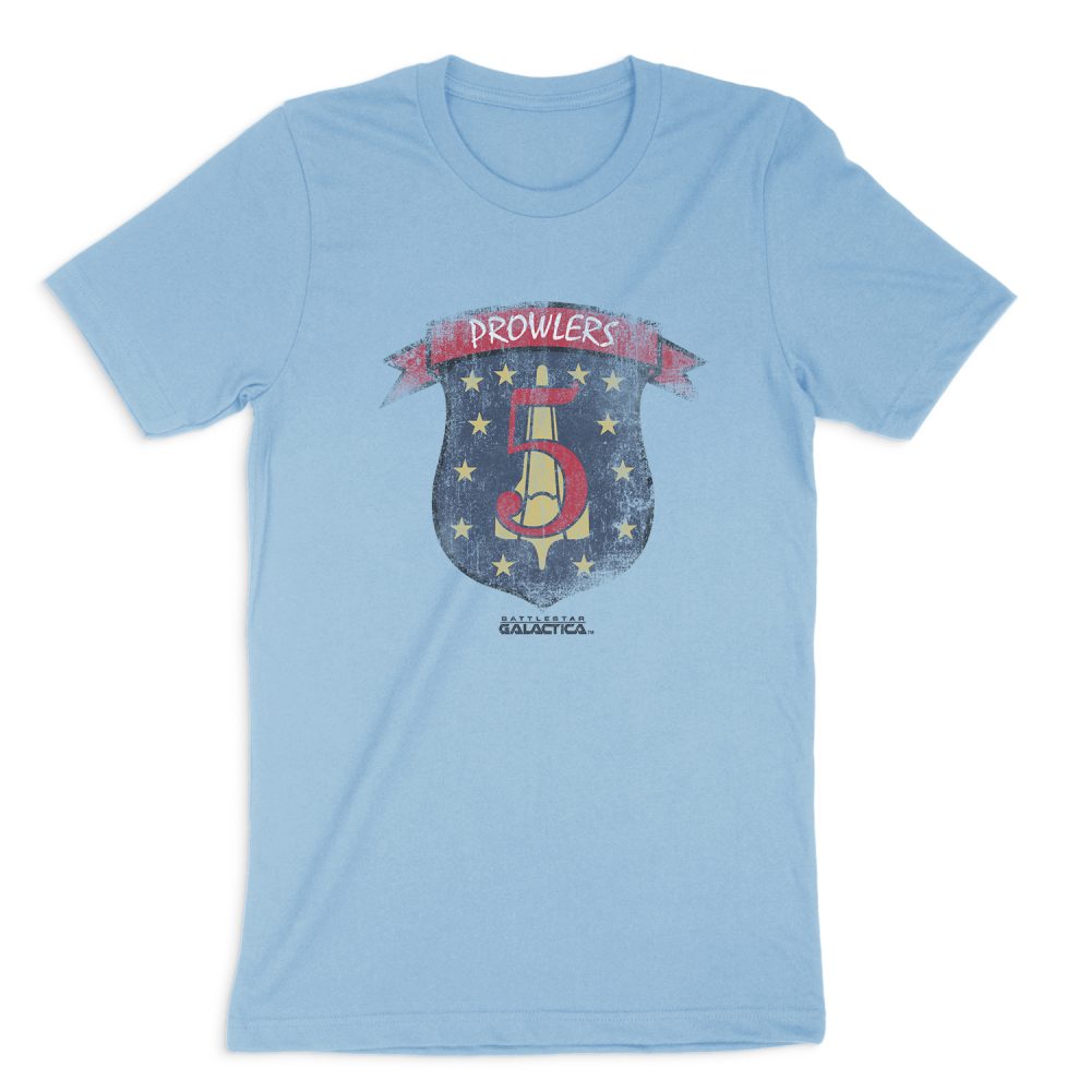 BATTLESTAR GALACTICA PROWLERS BADGE SHORT SLEEVE T-SHIRT