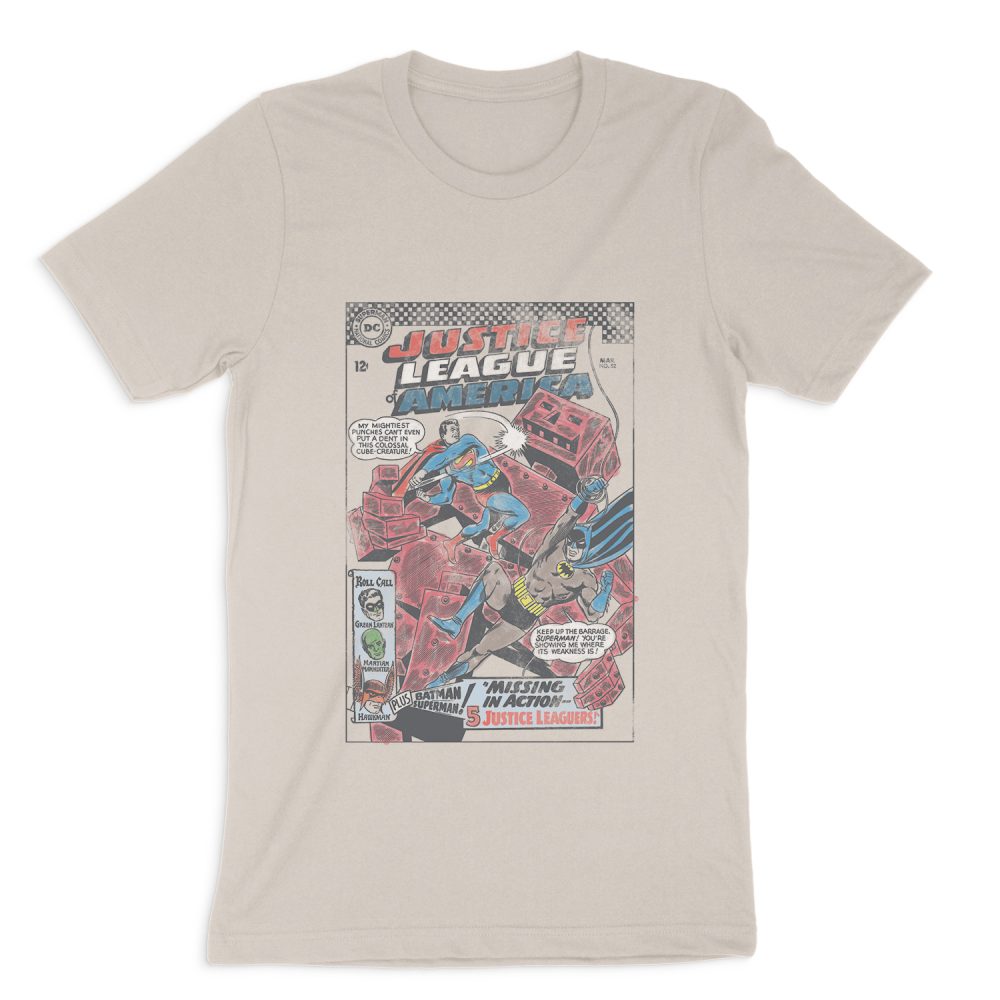 JUSTICE LEAGUE CUBE CREATURE SHORT SLEEVE T-SHIRT