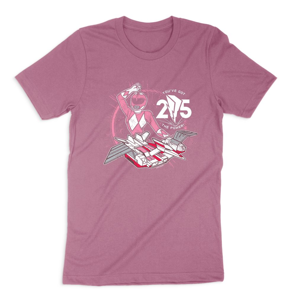POWER RANGERS PINK 25 SHORT SLEEVE T-SHIRT