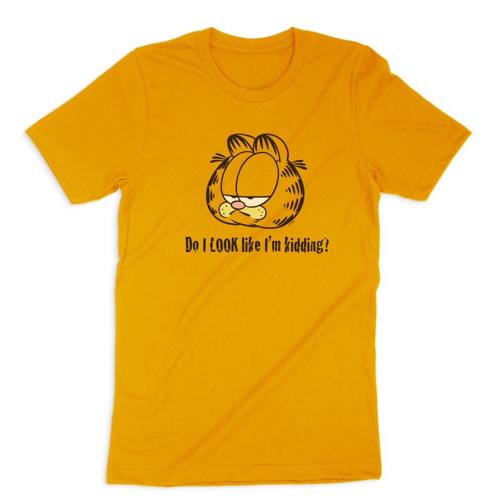GARFIELD DO I LOOK LIKE IM KIDDING SHORT SLEEVE T-SHIRT