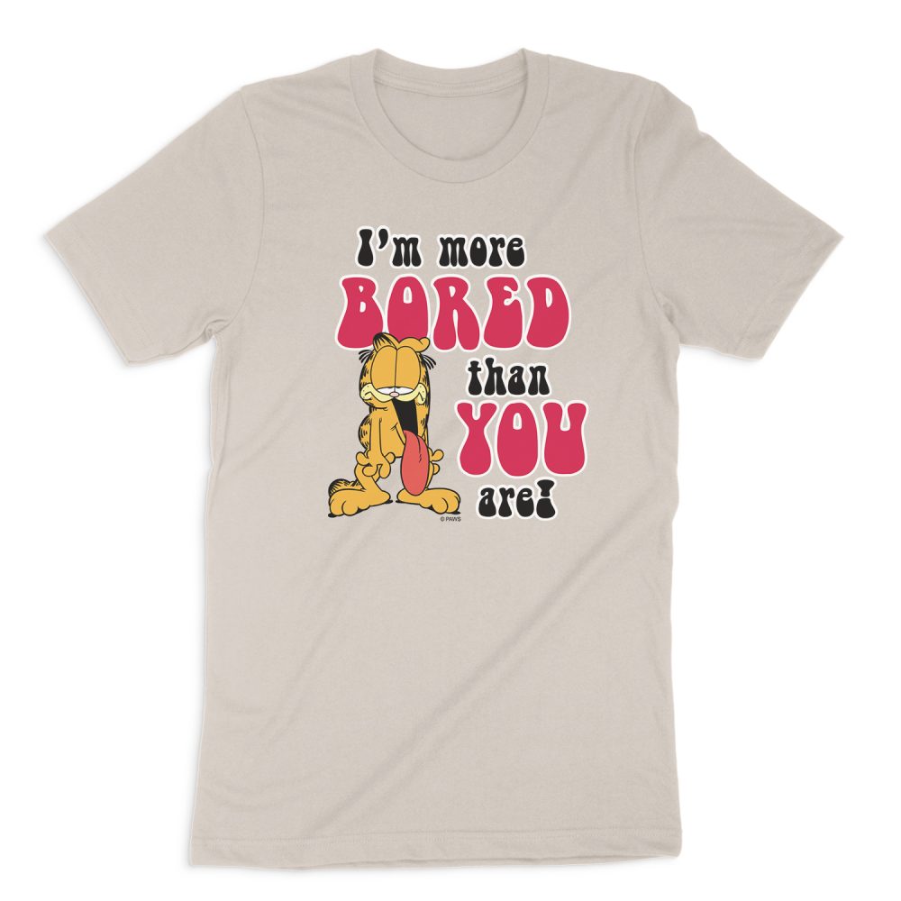 GARFIELD MORE BORED SHORT SLEEVE T-SHIRT