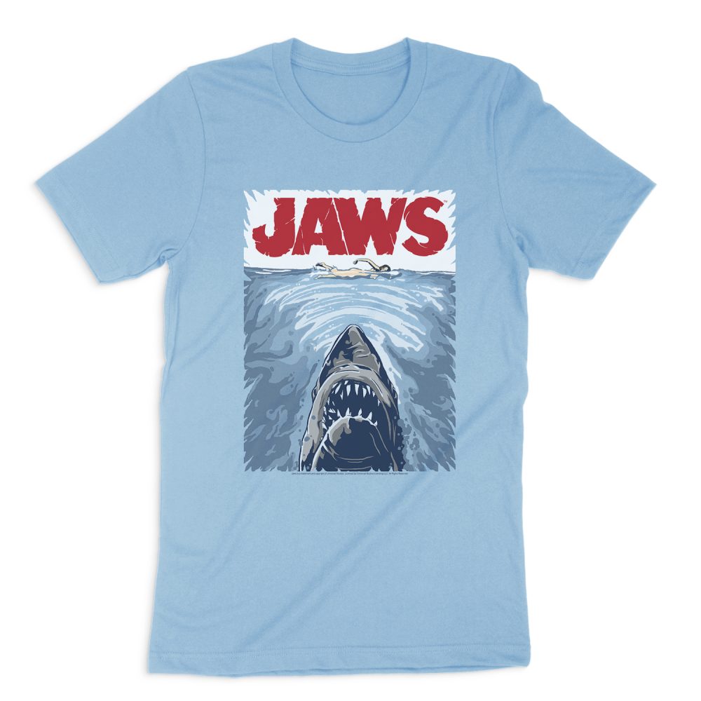 JAWS GRAPHIC POSTER SHORT SLEEVE T-SHIRT