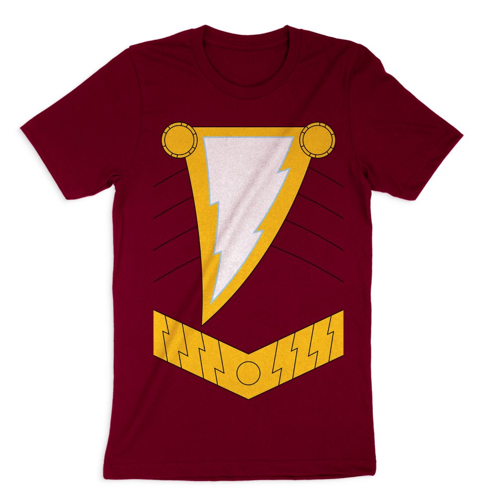 SHAZAM SUITS LOGO SHORT SLEEVE T-SHIRT