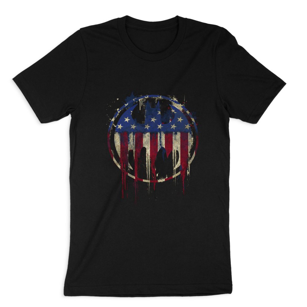 BATMAN BLEEDING SIGNAL SHORT SLEEVE T-SHIRT