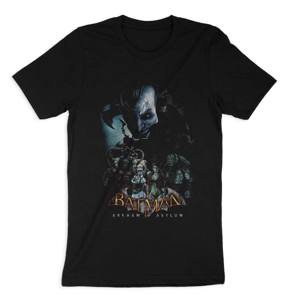 BATMAN - ARKHAM FIVE AGAINST ONE SHORT SLEEVE T-SHIRT