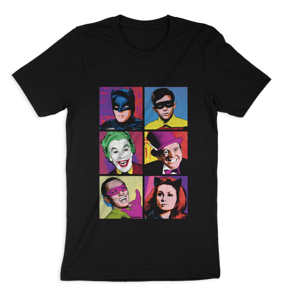 BATMAN - CLASSIC TV SERIES POP CAST SHORT SLEEVE T-SHIRT