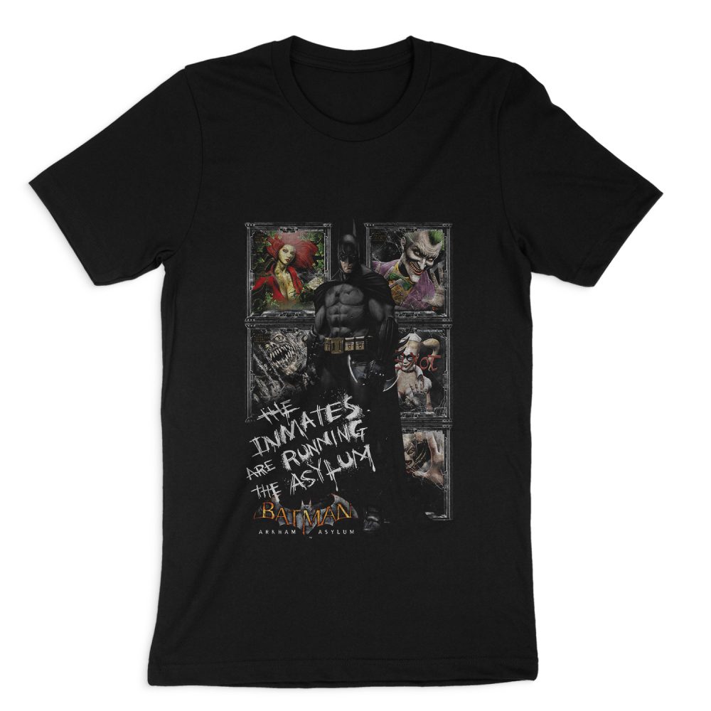 BATMAN - ARKHAM RUNNING THE ASYLUM SHORT SLEEVE T-SHIRT