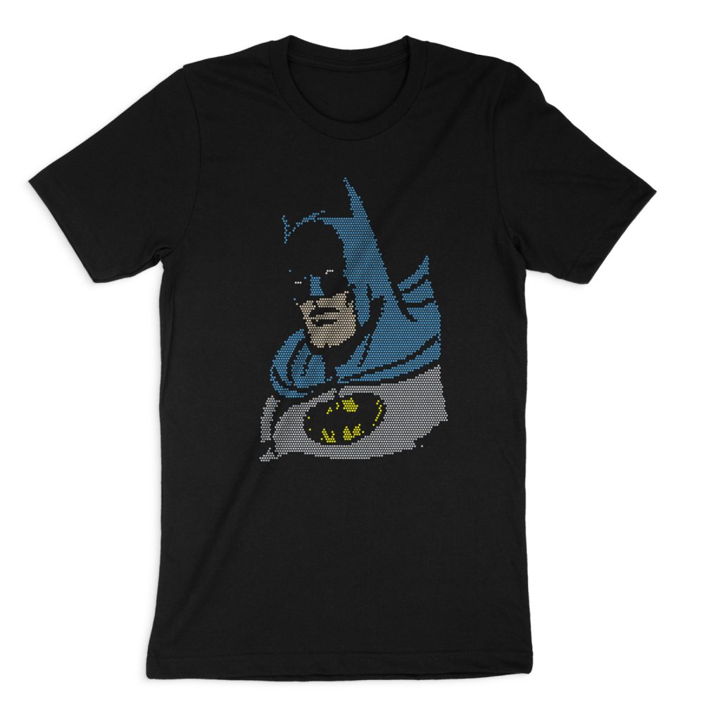 DC COMICS LITE BRITE BATMAN SHORT SLEEVE T-SHIRT