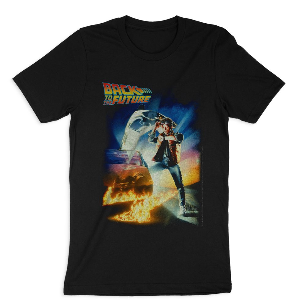 BACK TO THE FUTURE POSTER SHORT SLEEVE T-SHIRT