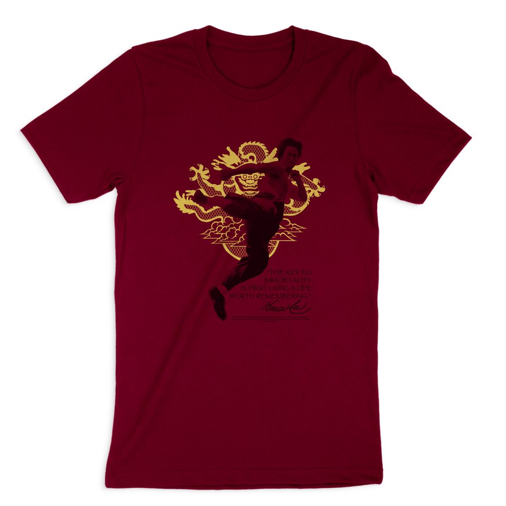 BRUCE LEE IMMORTAL DRAGON SHORT SLEEVE T-SHIRT