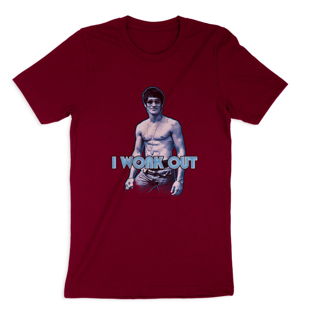 BRUCE LEE LEE WORKS OUT SHORT SLEEVE T-SHIRT