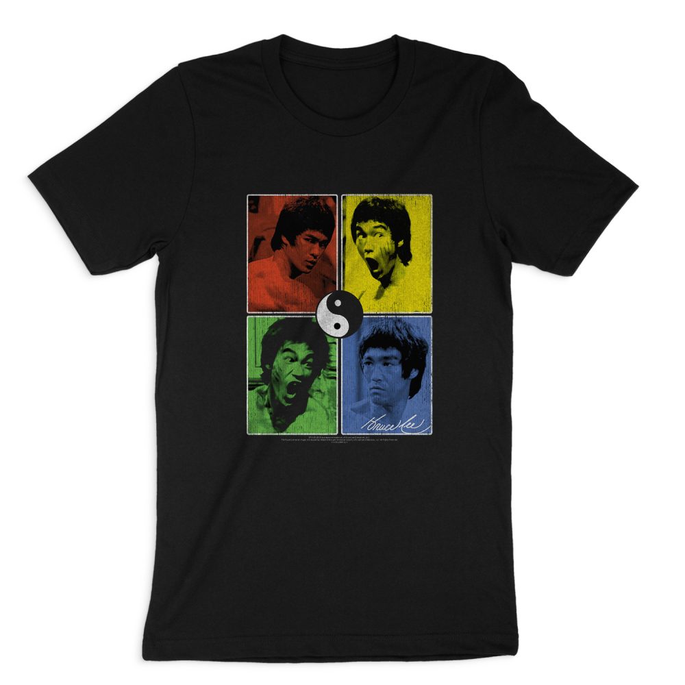 BRUCE LEE ENTER COLOR BLOCK SHORT SLEEVE T-SHIRT