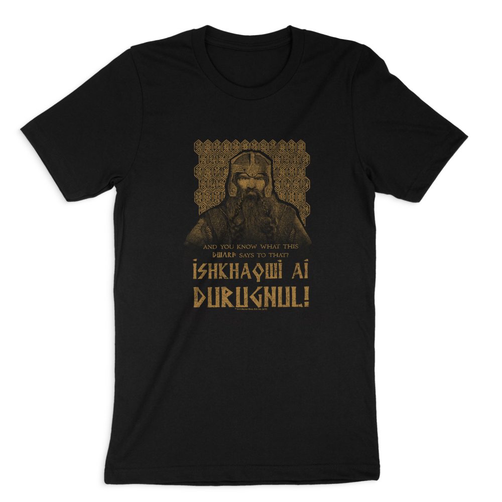 LORD OF THE RINGS ISHKHAQWI DURUGNUL SHORT SLEEVE T-SHIRT