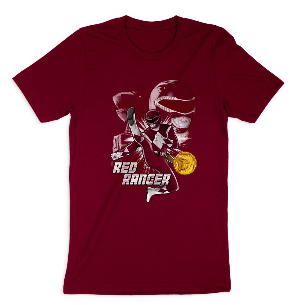 POWER RANGERS RED RANGER SHORT SLEEVE T-SHIRT