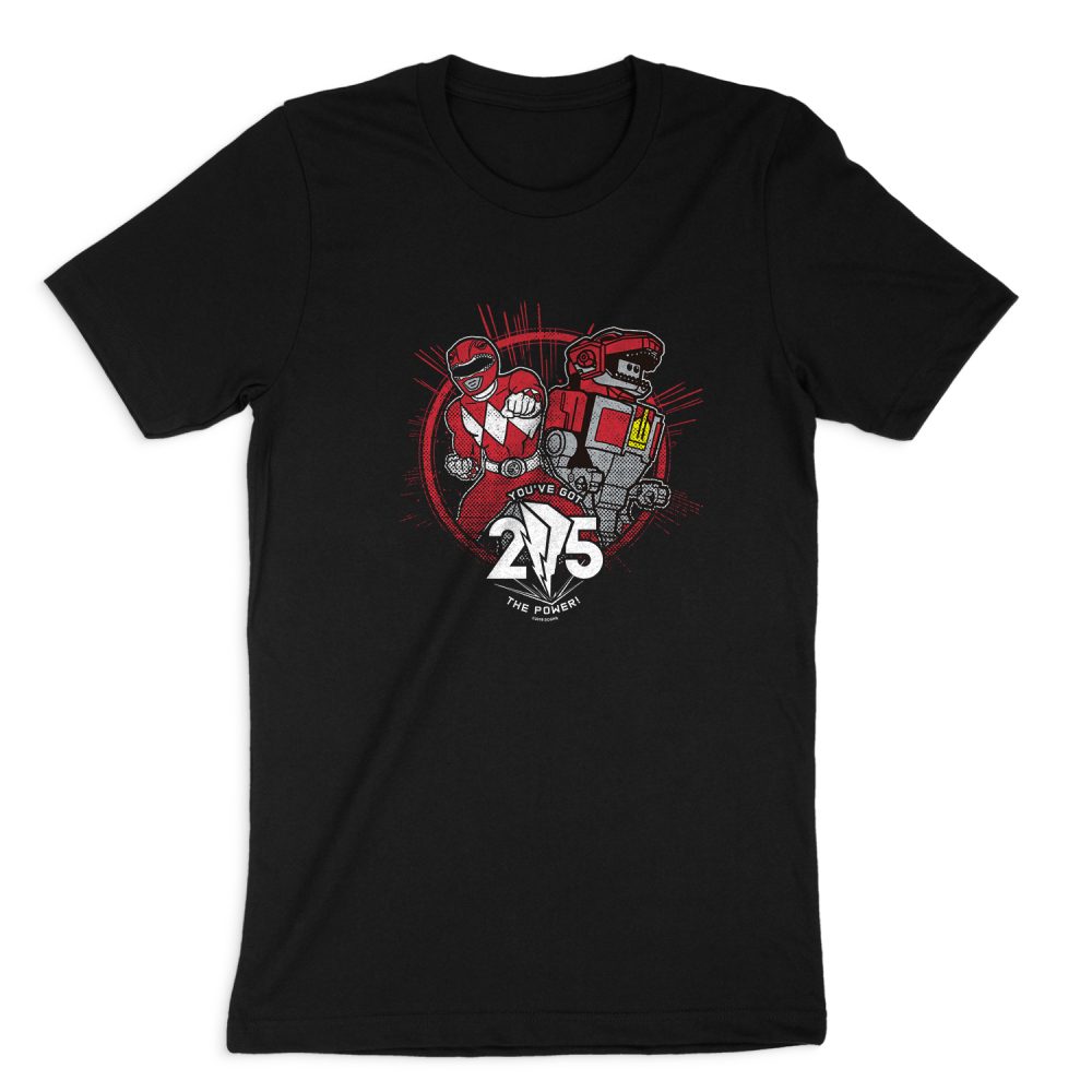 POWER RANGERS RED 25 SHORT SLEEVE T-SHIRT