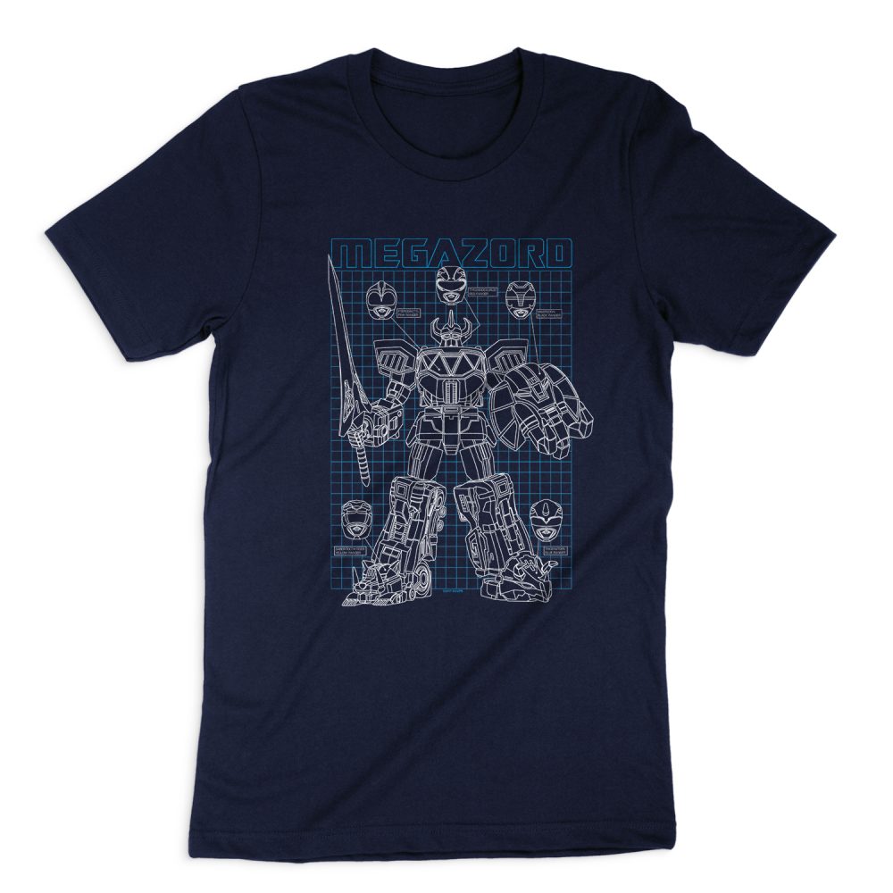 POWER RANGERS MEGA PLANS SHORT SLEEVE T-SHIRT