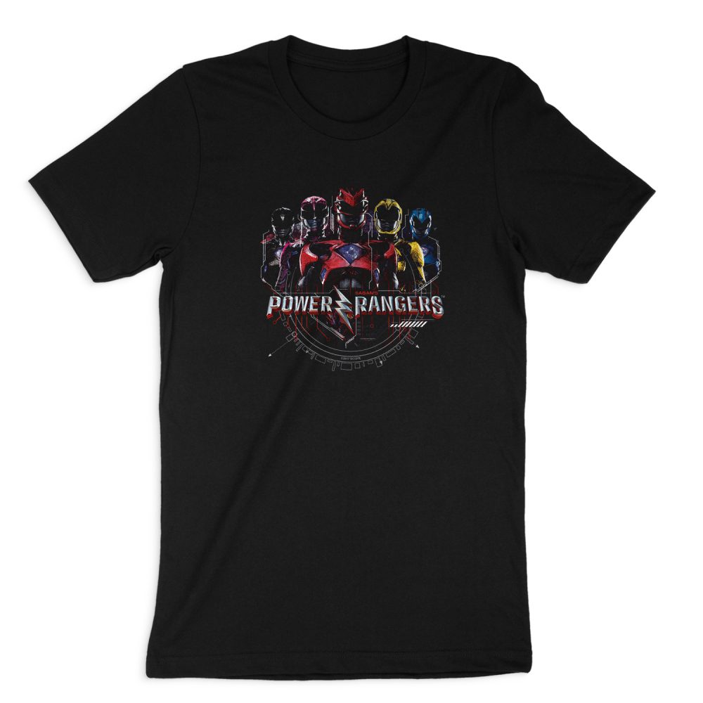 POWER RANGERS RANGER CIRCUITRY SHORT SLEEVE T-SHIRT
