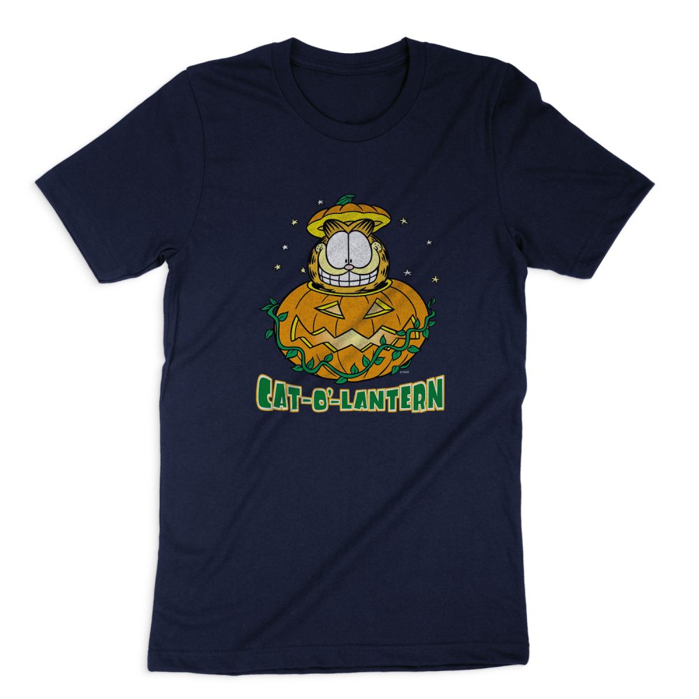 GARFIELD CAT O LANTERN SHORT SLEEVE T-SHIRT