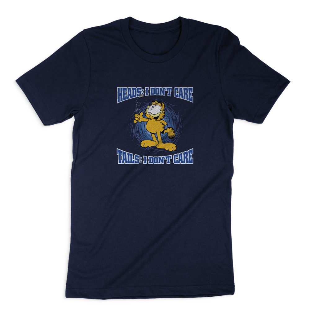 GARFIELD HEADS OR TAILS SHORT SLEEVE T-SHIRT