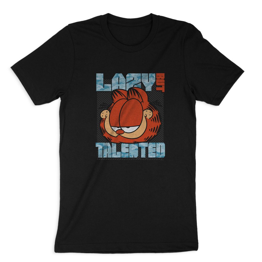 GARFIELD LAZY BUT TALENTED SHORT SLEEVE T-SHIRT