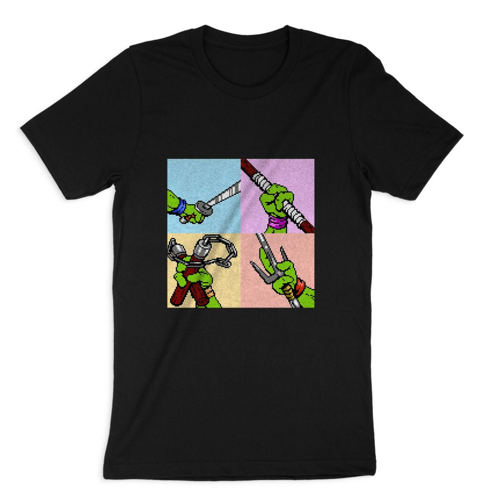 NINKA TURTLES START ATARI  SHORT SLEEVE T-SHIRT