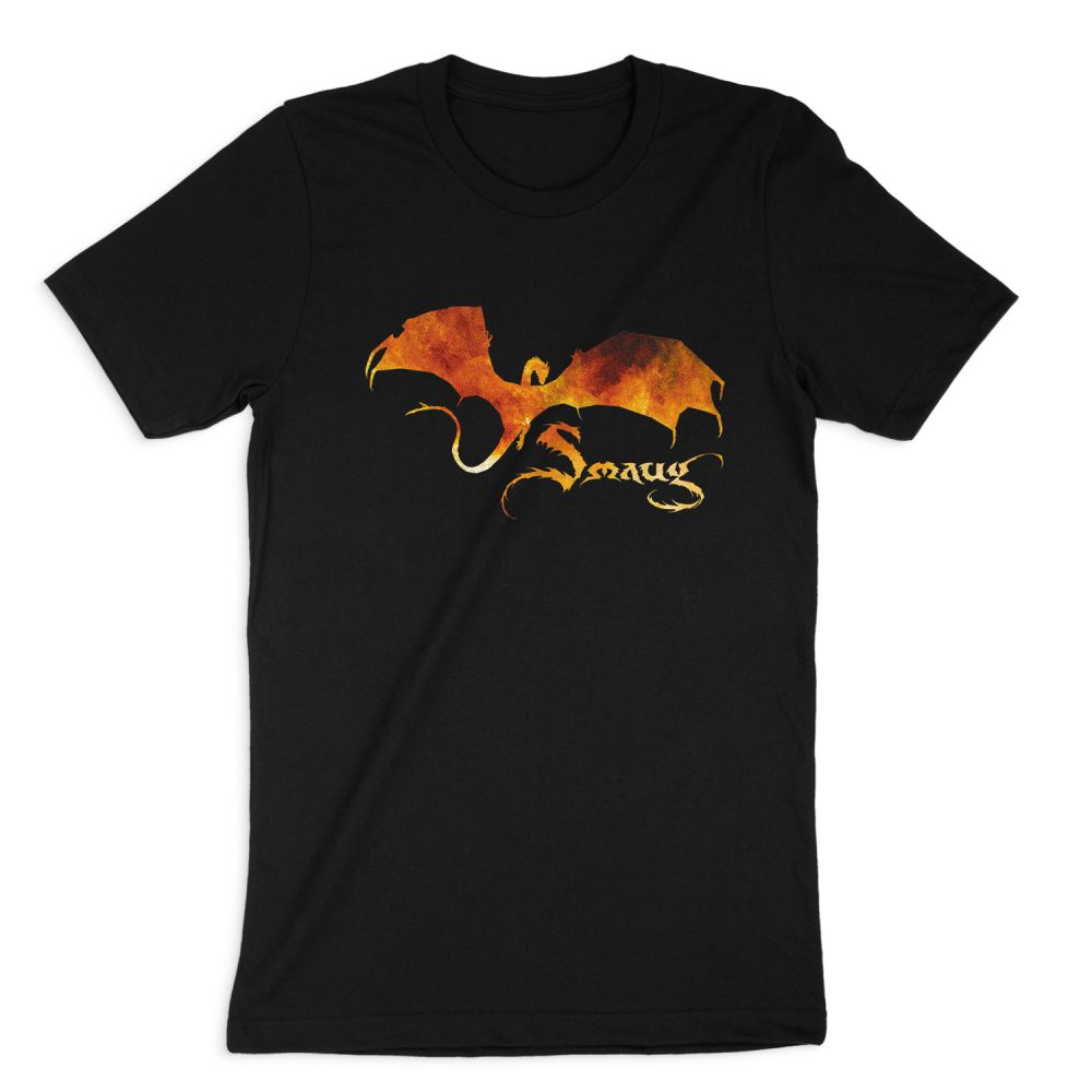 THE HOBBIT SMAUG ON FIRE SHORT SLEEVE T-SHIRT