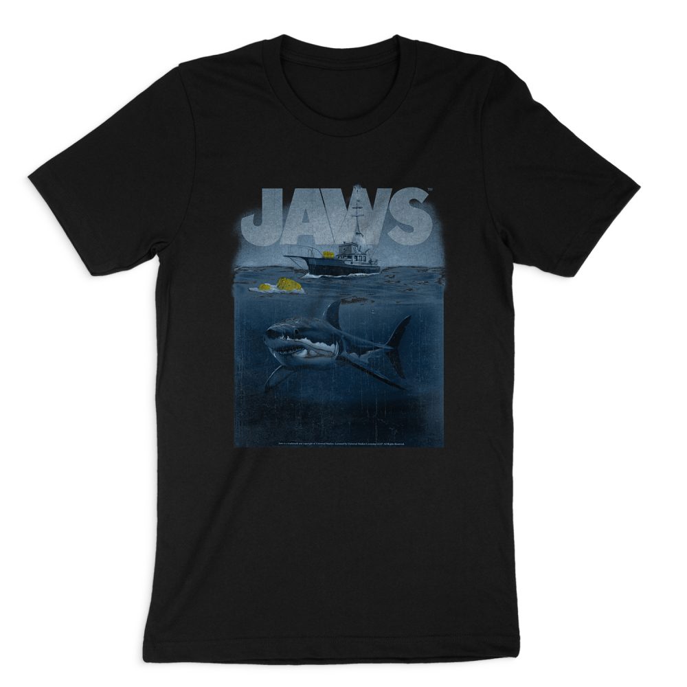 JAWS SILHOUETTE SHORT SLEEVE T-SHIRT