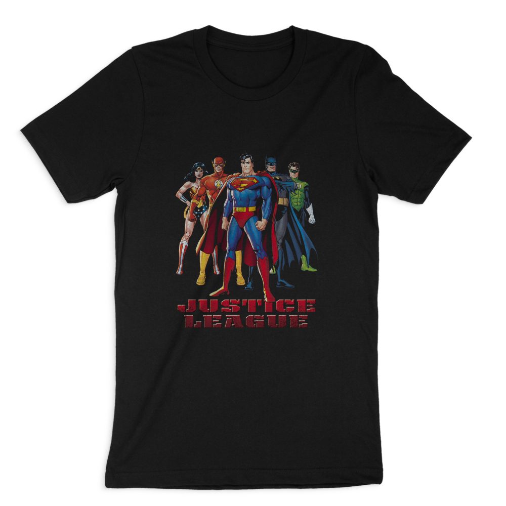 JUSTICE LEAGUE IN LEAGUE SHORT SLEEVE T-SHIRT
