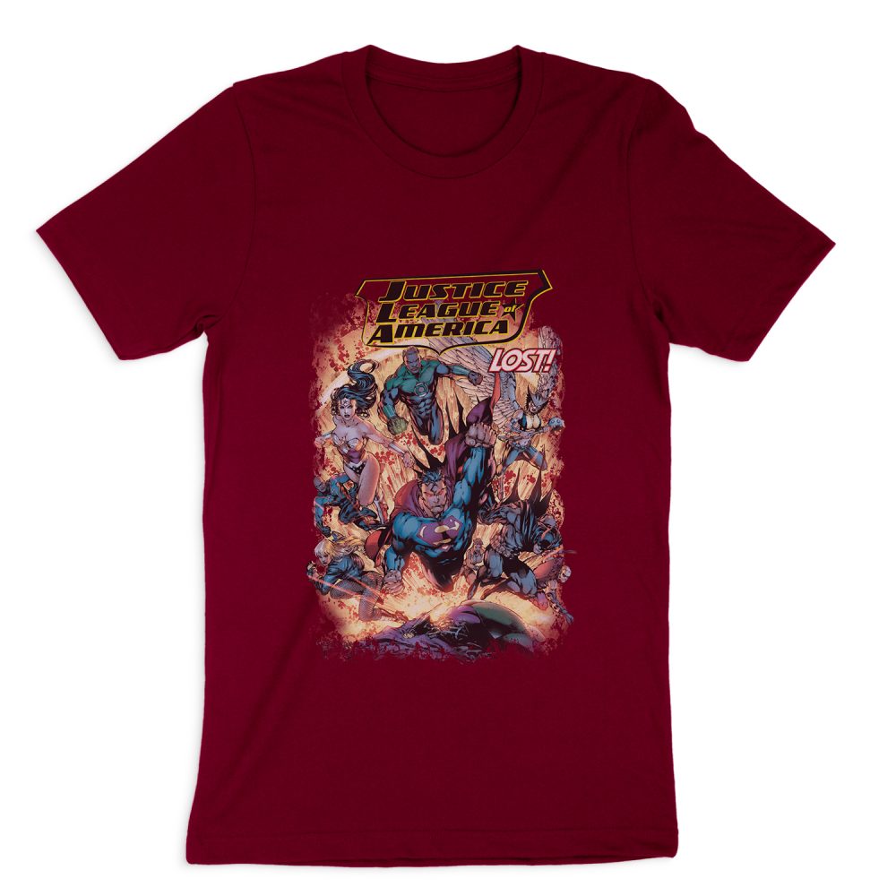 JUSTICE LEAGUE LOST SHORT SLEEVE T-SHIRT