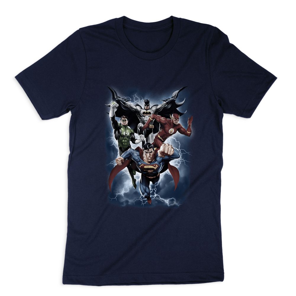 JUSTICE LEAGUE THE COMING STORM SHORT SLEEVE T-SHIRT