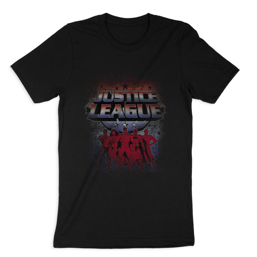 JUSTICE LEAGUE STAR LEAGUE SHORT SLEEVE T-SHIRT