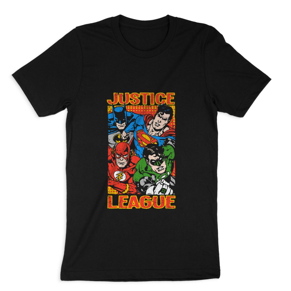 JUSTICE LEAGUE HERO MASHUP SHORT SLEEVE T-SHIRT