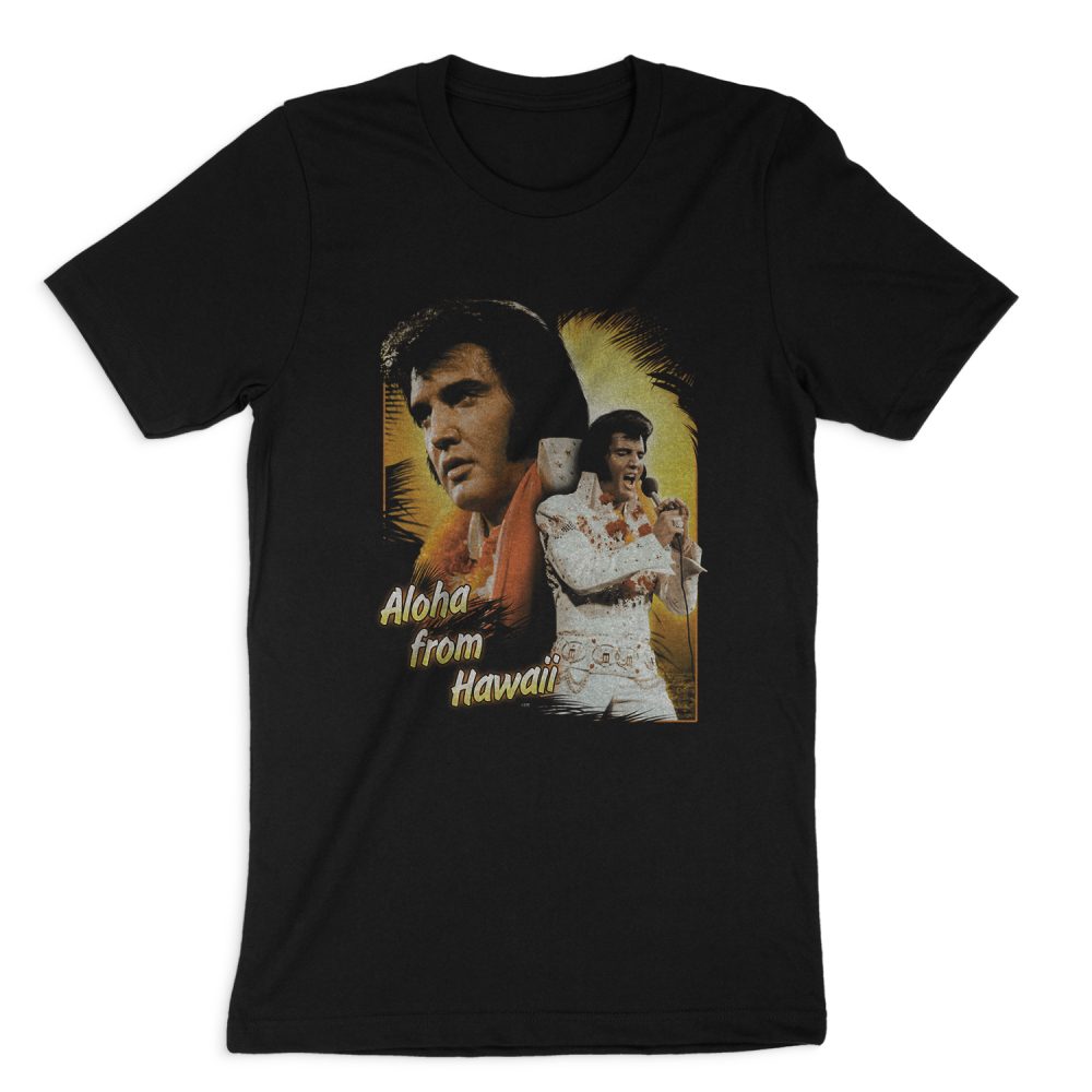 ELVIS PRESLEY ALOHA SHORT SLEEVE T-SHIRT
