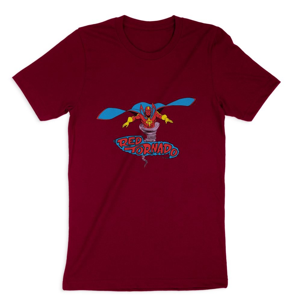 JUSTICE LEAGUE RED TORNADO SHORT SLEEVE T-SHIRT