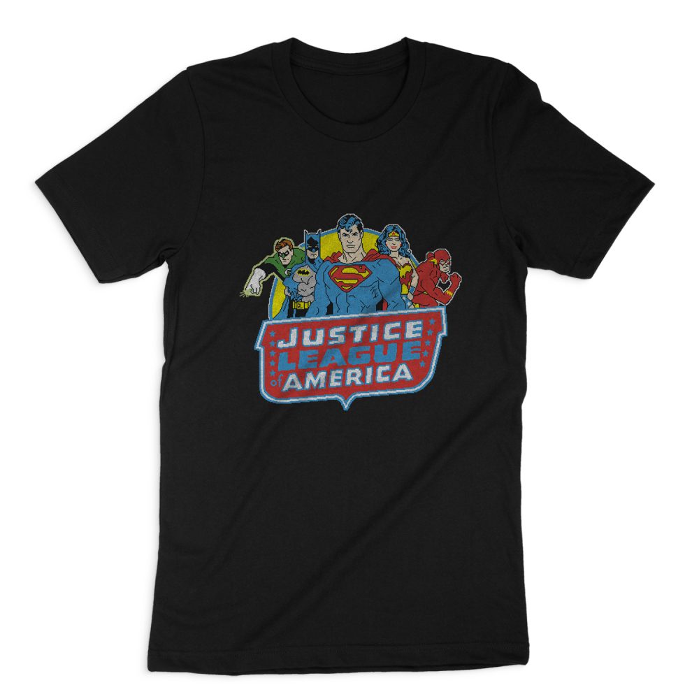 DC COMICS 8 BIT LEAGUE SHORT SLEEVE T-SHIRT