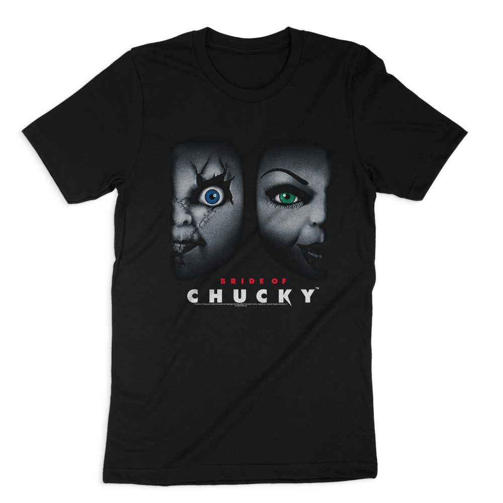 CHILD'S PLAY - BRIDE OF CHUCKY HAPPY COUPLE SHORT SLEEVE T-SHIRT