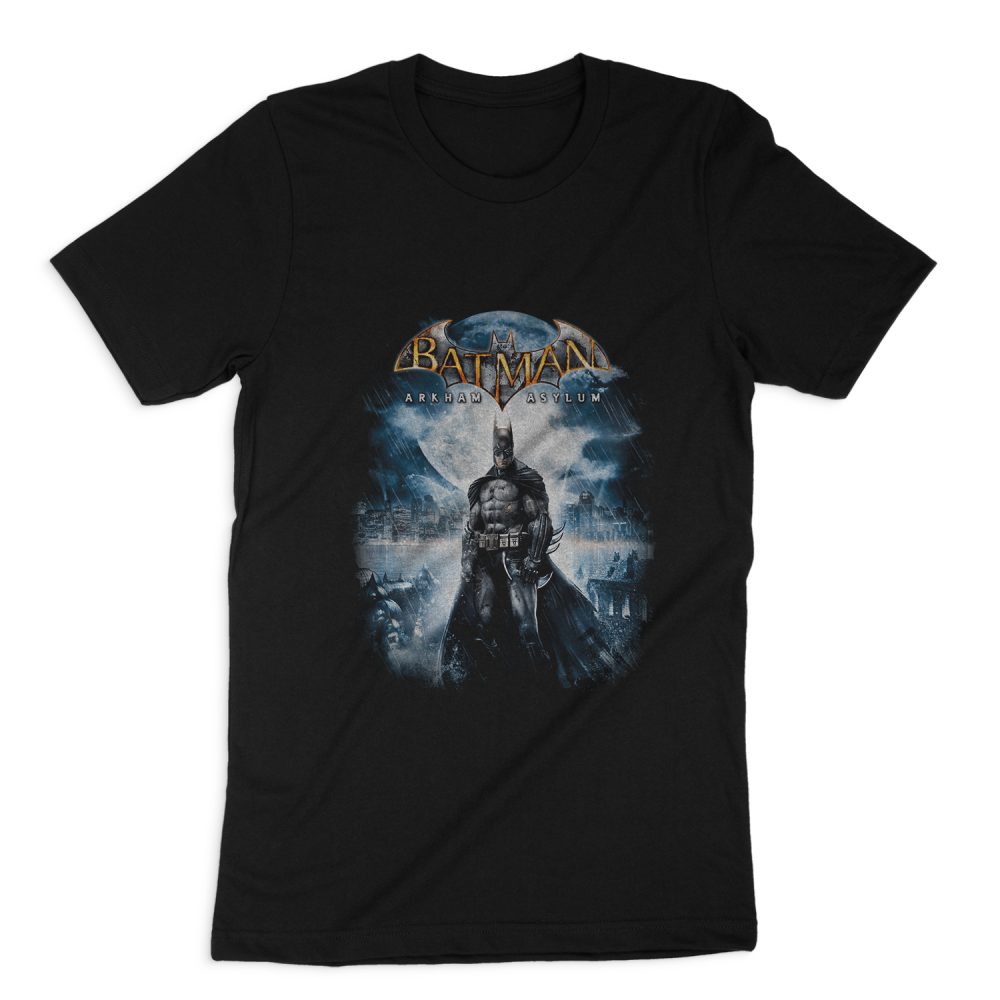 BATMAN - ARKHAM GAME COVER SHORT SLEEVE T-SHIRT