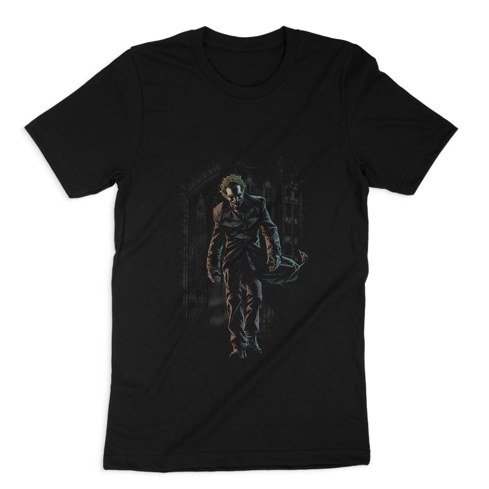 JOKER LEAVES ARKHAM SHORT SLEEVE T-SHIRT